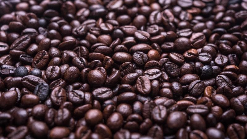 Roasted coffee beans
